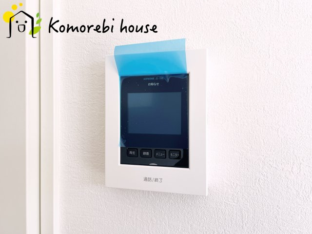 桶川市泉　6期　新築一戸建て　KEIAI GRACE　03の防犯設備|モニター付インターホンです
