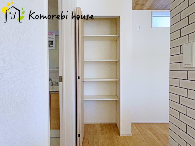 桶川市上日出谷　11期　新築一戸建て　ブルーミングガーデン　01の収納|大きなものも収納できそうです
