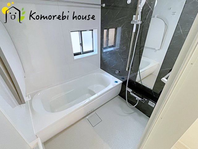 桶川市上日出谷　8期　新築一戸建て　グラファーレ　02の浴室|26.1.29撮影済み