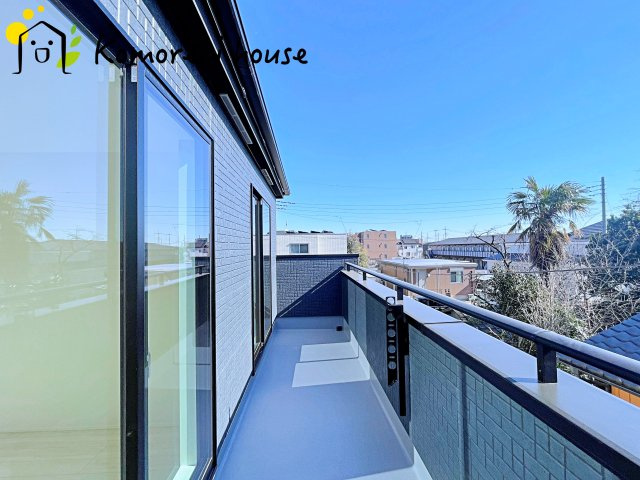 桶川市上日出谷　8期　新築一戸建て　グラファーレ　02のバルコニー|26.1.29撮影済み