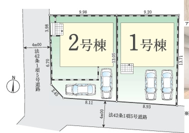 日野市大坂上３期の区画図