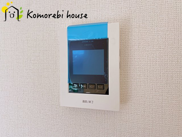 桶川市坂田　9期　新築一戸建て　グラファーレ　01の防犯設備|26.2.9撮影済み