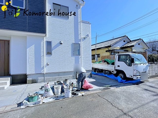 桶川市坂田　9期　新築一戸建て　グラファーレ　01の駐車場|26.2.9撮影済み