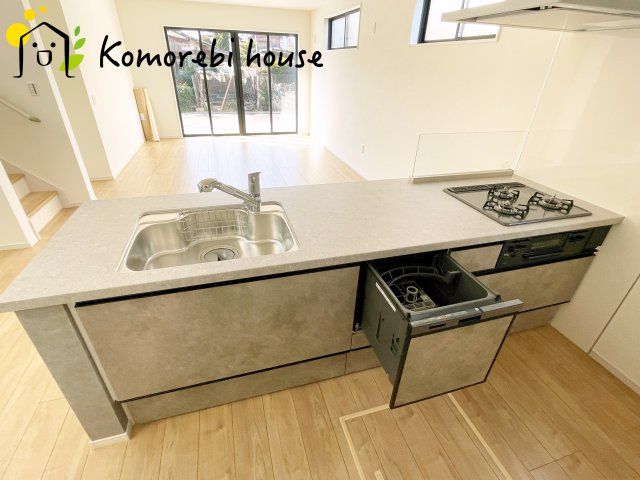 桶川市泉　6期　新築一戸建て　KEIAI GRACE　01のキッチン|お料理しやすいキッチンです