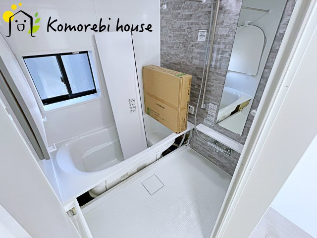 桶川市上日出谷　8期　新築一戸建て　グラファーレ　01の浴室|26.1.29撮影済み