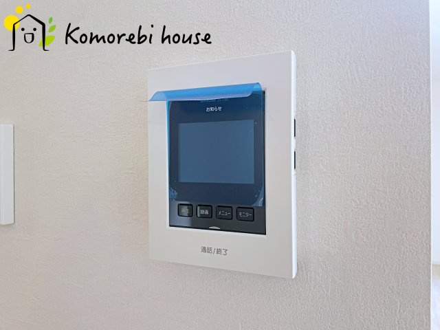 桶川市加納　1期　新築一戸建て　クラフトピット　01の防犯設備|モニター付インターホンです