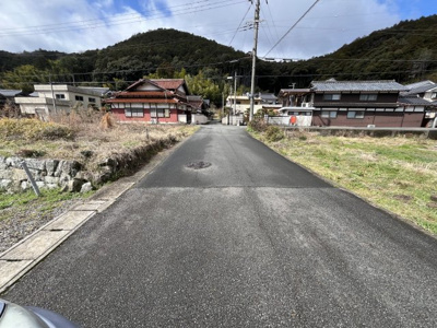 【前面道路含む現地写真】 | 【商談中】柏原町田路Ｕ売土地