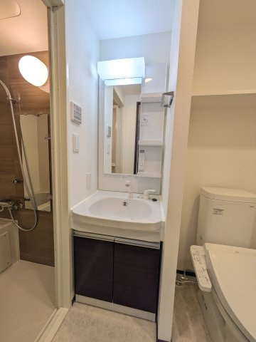 GENOVIA天王台の洗面所