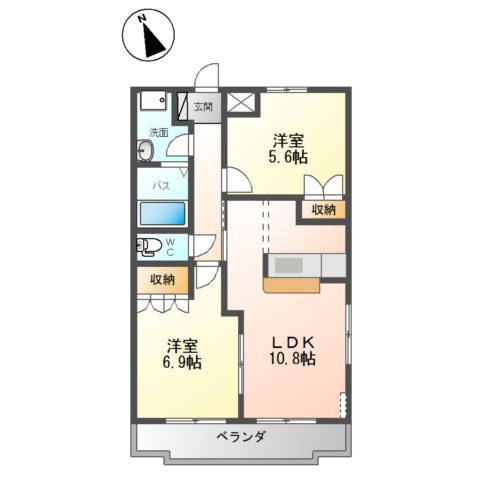 ブリューテの間取り