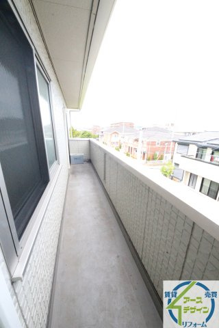 グランドアトリオ神戸西C棟のバルコニー|※パース写真