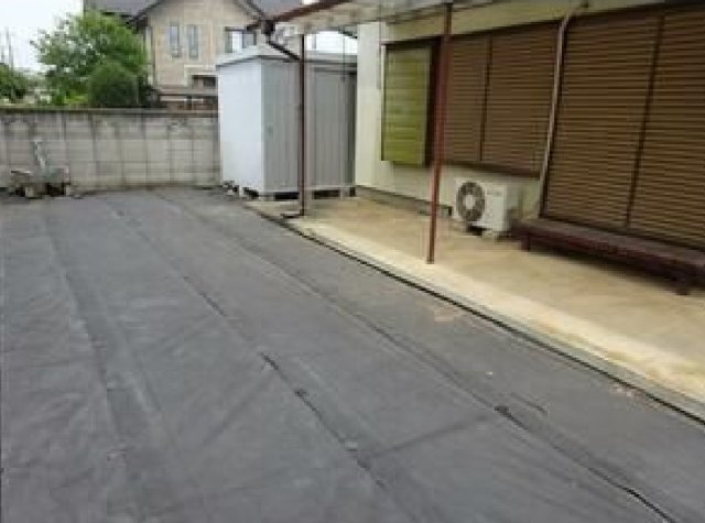 売戸建　小山市羽川の庭