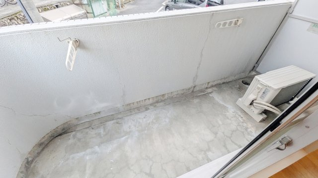 サンライズ伴駅前ビルのバルコニー