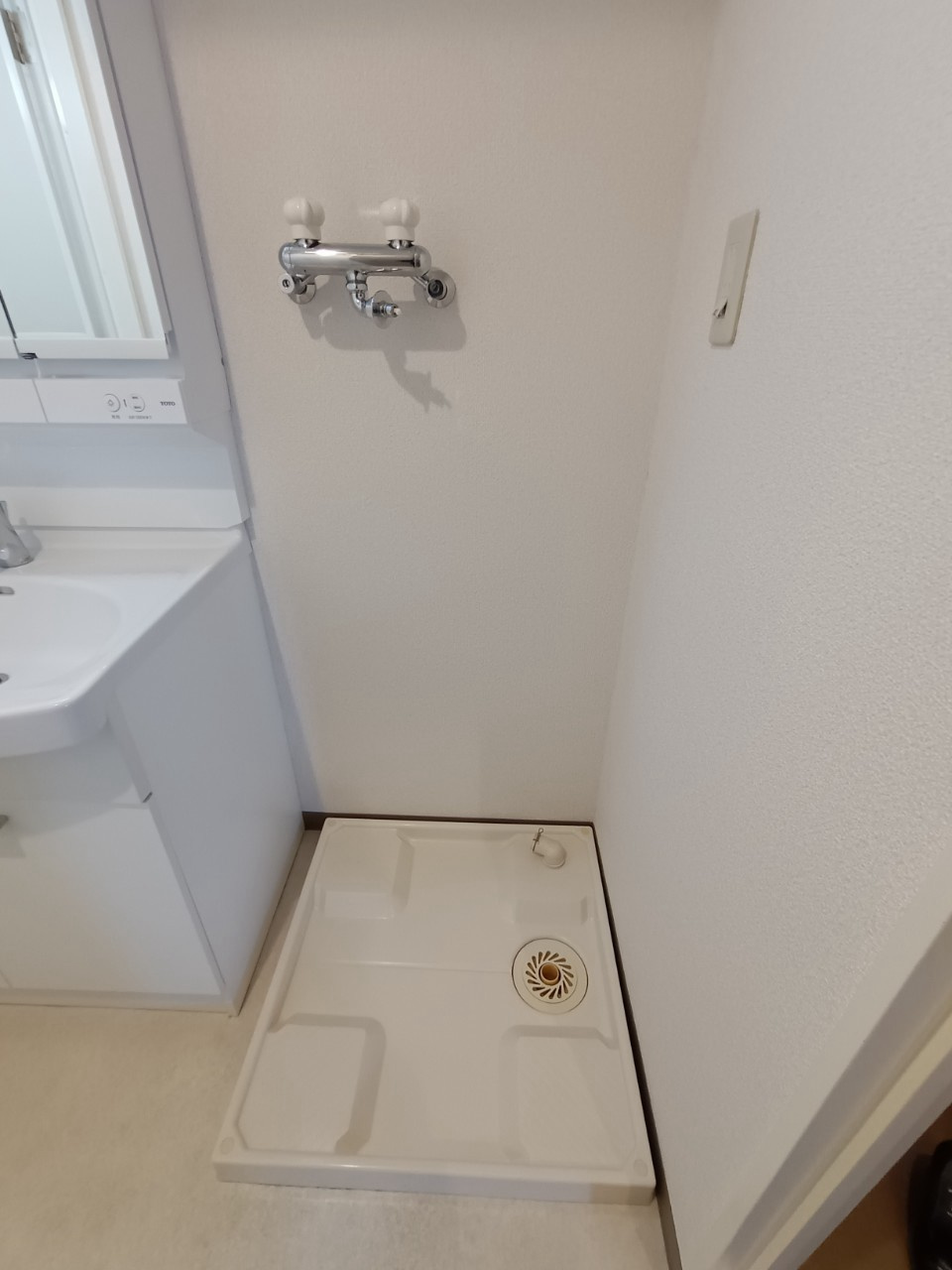 洗濯機置き場です