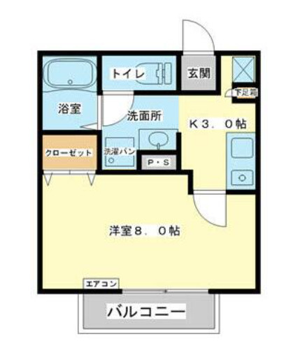 アパートメントハウス京口の間取り