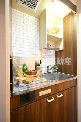 【キッチン】 | スカイコート蒲田第５ | コンパクトなキッチンで掃除もラクラク