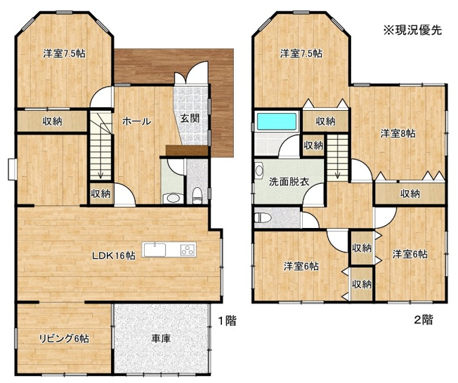 【間取り】 | 東出雲町揖屋中古戸建