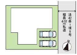 加古川市第12平岡町高畑（全1棟）新築の区画図|1号棟