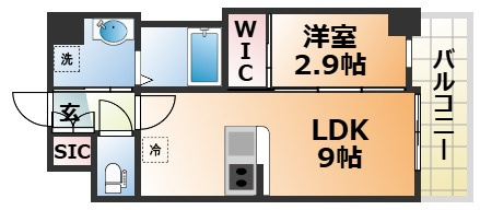 スワンズシティ神戸湊川Ⅱの間取り