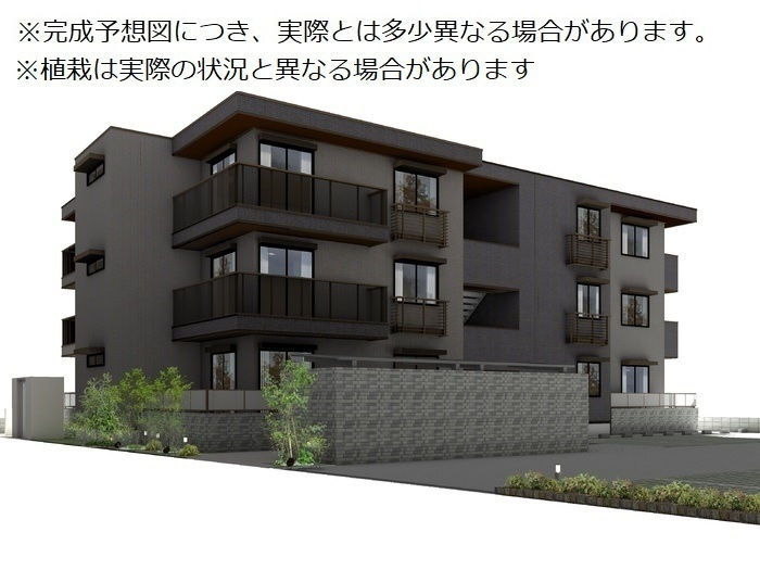 ファブール東羽衣の外観パース