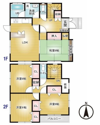 高崎市飯塚町の間取り