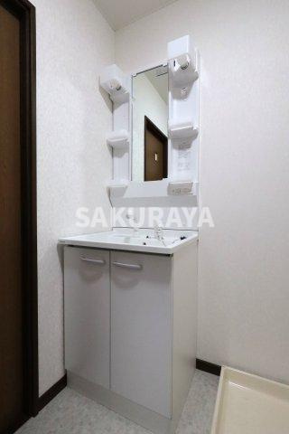 メゾンQの独立洗面台|2026年3月撮影。