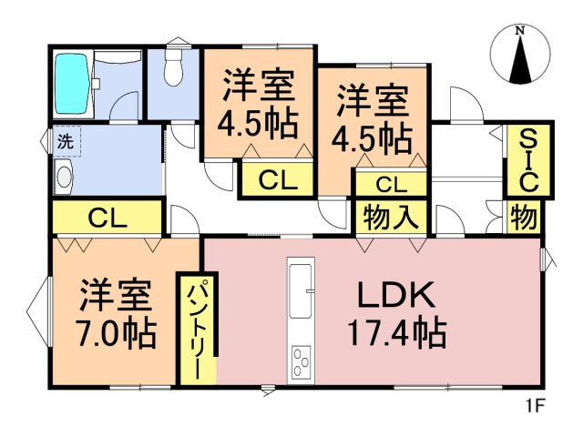 新築戸建　大垣市犬ヶ渕町　全4区画分譲の間取り|■H棟　■ヤマダ不動産　株式会社リライフ　
■夢のマイホーム購入をフルサポートします！