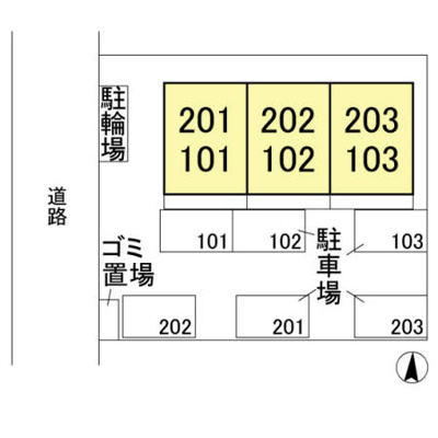【区画図】 | シティハイムソシア | 図面と現況が異なる場合は現況優先とさせていただきます。
