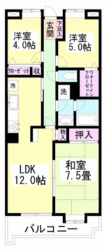 ライオンズマンション津田沼前原の間取り