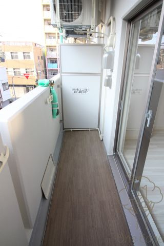 EC梅田北Ⅱゼニスのバルコニー