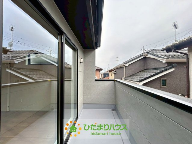 久喜市野久喜１期　新築一戸建て　クラフトピットのバルコニー