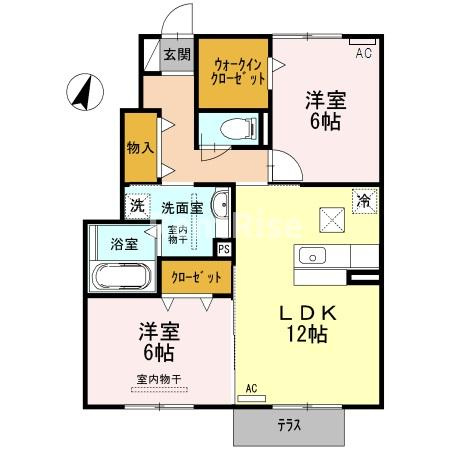Ｃａｓａ今伊勢の間取り