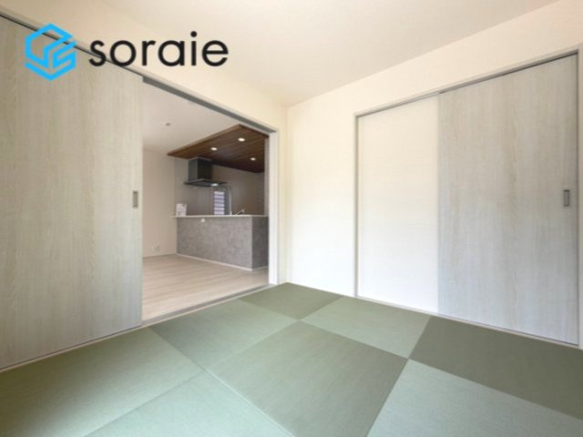 川越市的場全3棟　新築戸建　ウッディエの和室|7/30撮影