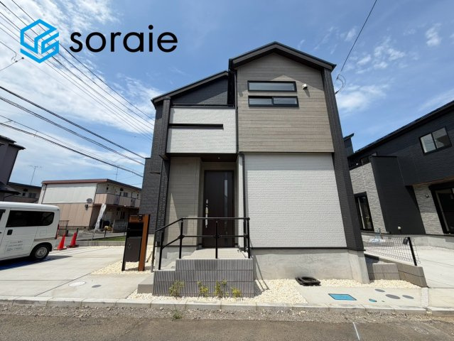 川越市的場全3棟　新築戸建　ウッディエの外観|7/30撮影