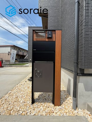 川越市的場全3棟　新築戸建　ウッディエの玄関|7/30撮影