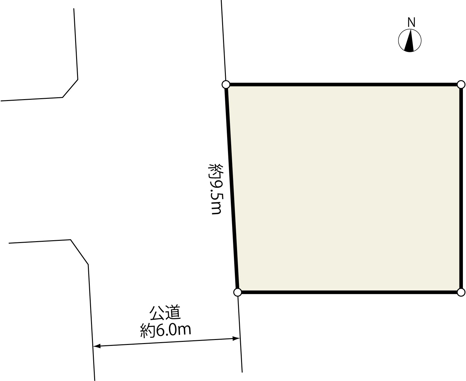 越谷市蒲生寿町　土地