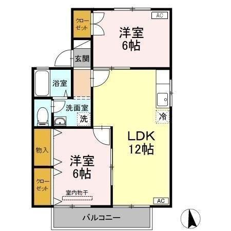 WOODY TOWN1の間取り