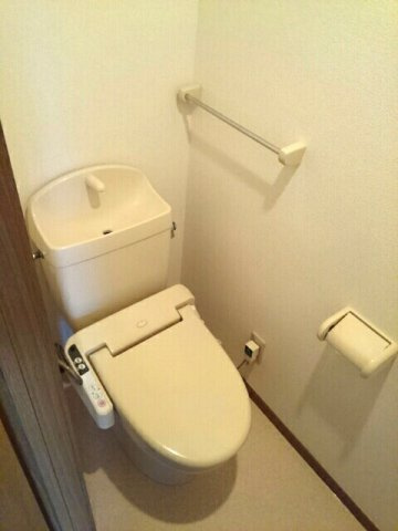 グレープガーデンＣのトイレ|落ち着いたトイレです
