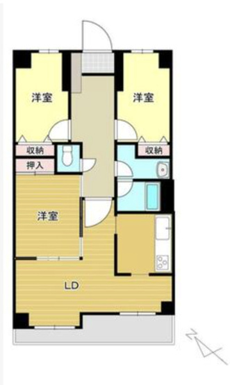 【間取り】 | 深谷市上野台　ダイヤパレスBW深谷