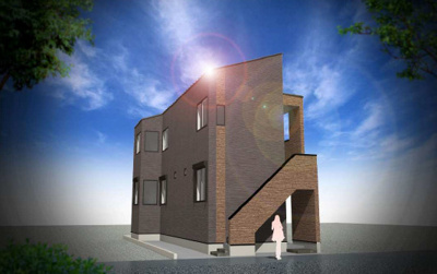 【外観パース】 | NITVA HEIGHTSⅡ | 同一仕様写真