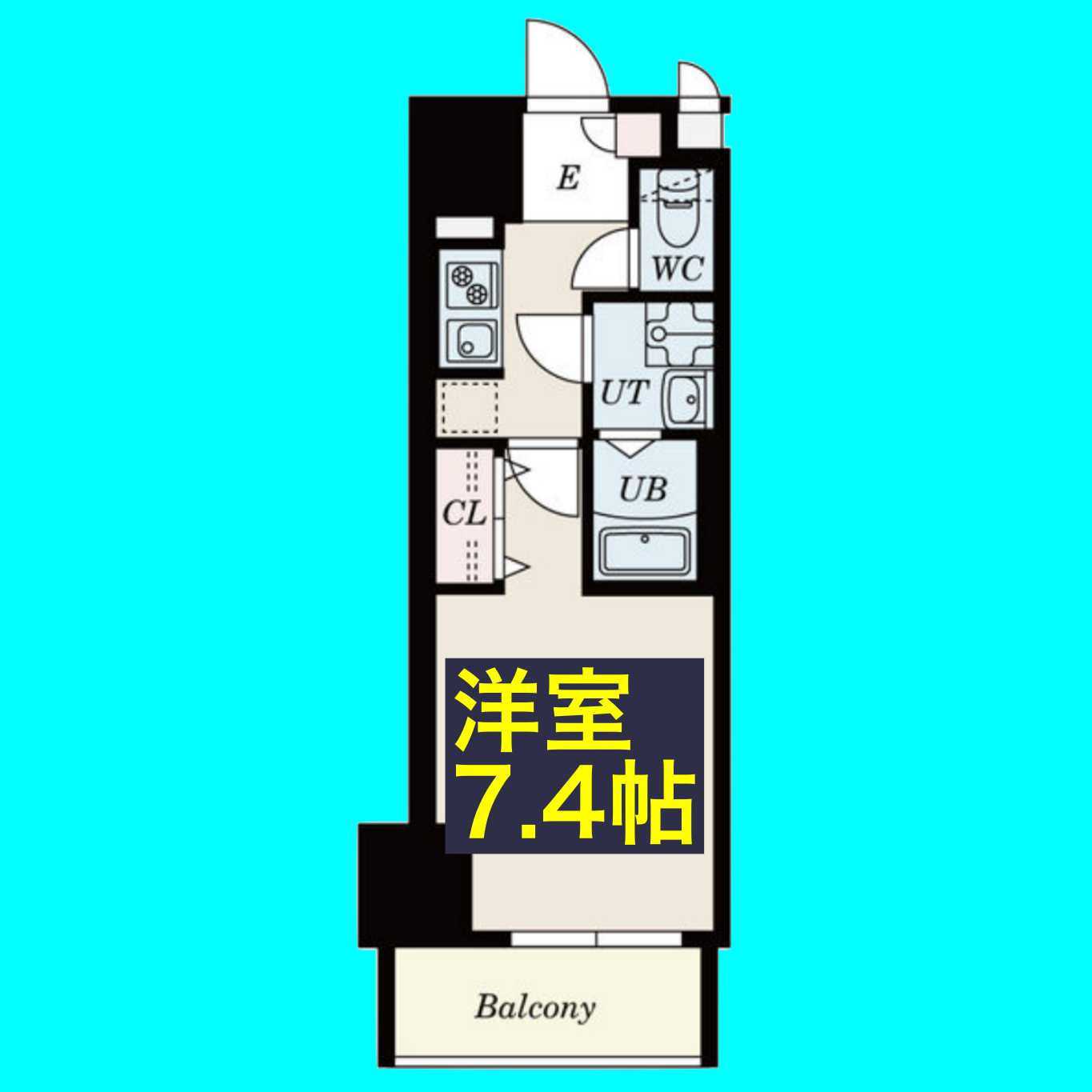 プライマル名古屋今池の間取り