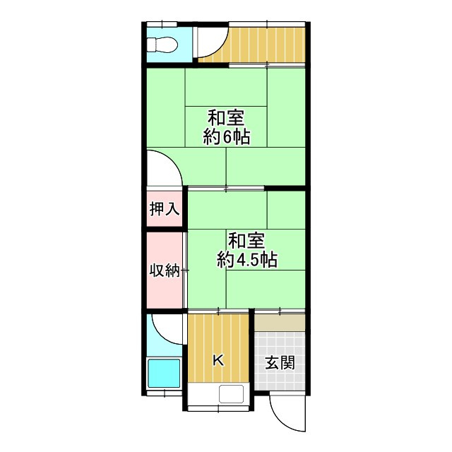 東大阪市若江東町1丁目の間取り