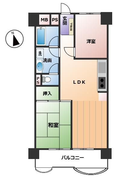 グリーンパーク五反野の間取り