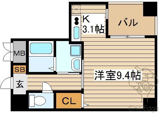 エスタブレ南森町の間取り