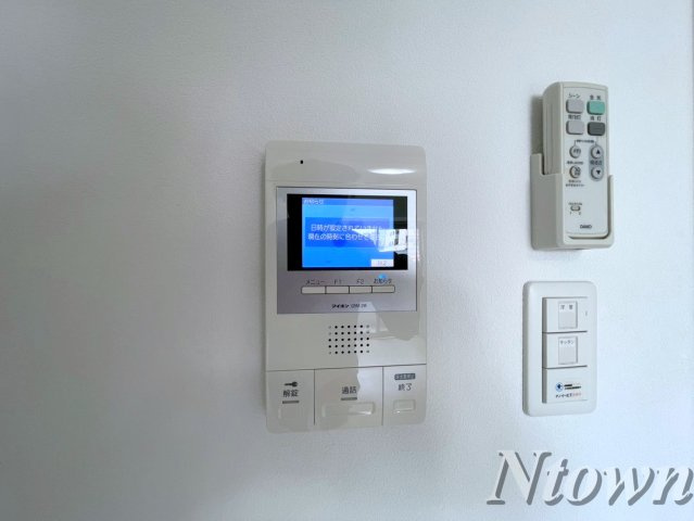 【セキュリティ】 | ドゥナーレ辻町 | モニター付きインターフォンです