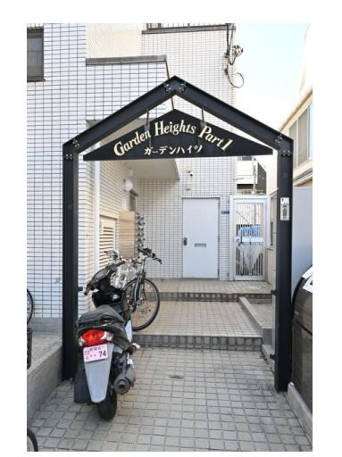 新宿区上落合２丁目の賃貸マンションのエントランス