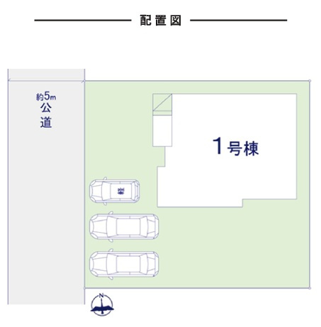 千葉市花見川区こてはし台６丁目１５期の区画図