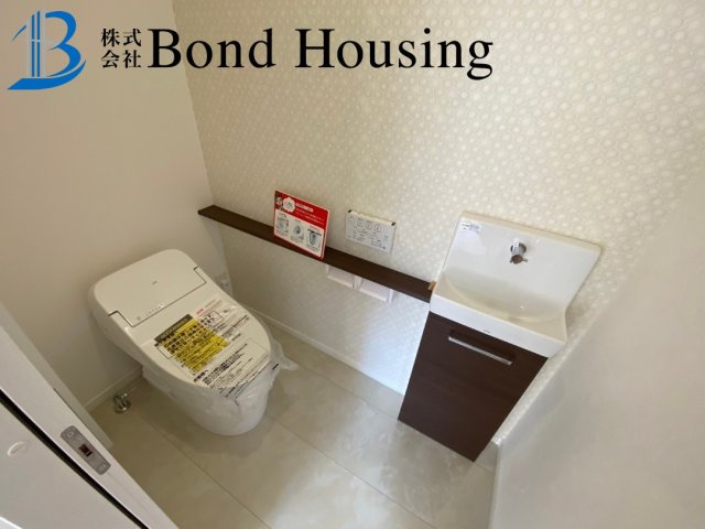 南西角地LDK21帖以上　塩屋台2丁目　新築戸建のトイレ