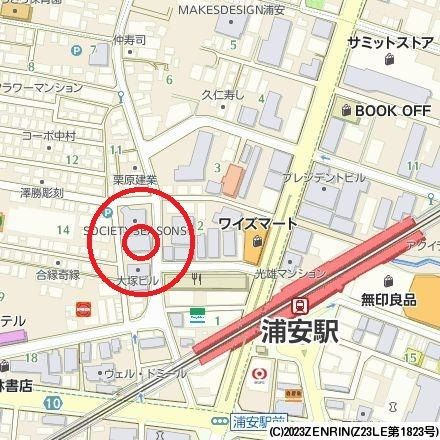 ＬａＳａｎｔｅ浦安 の地図