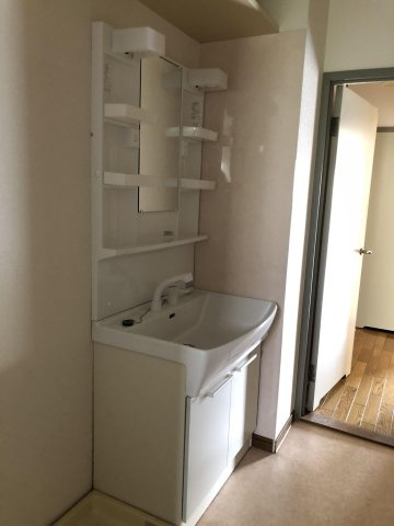 東櫛原35ビルの洗面所