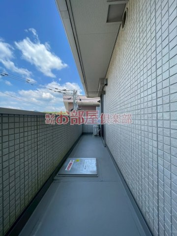 パークハイム上津のバルコニー|広々としたバルコニーです